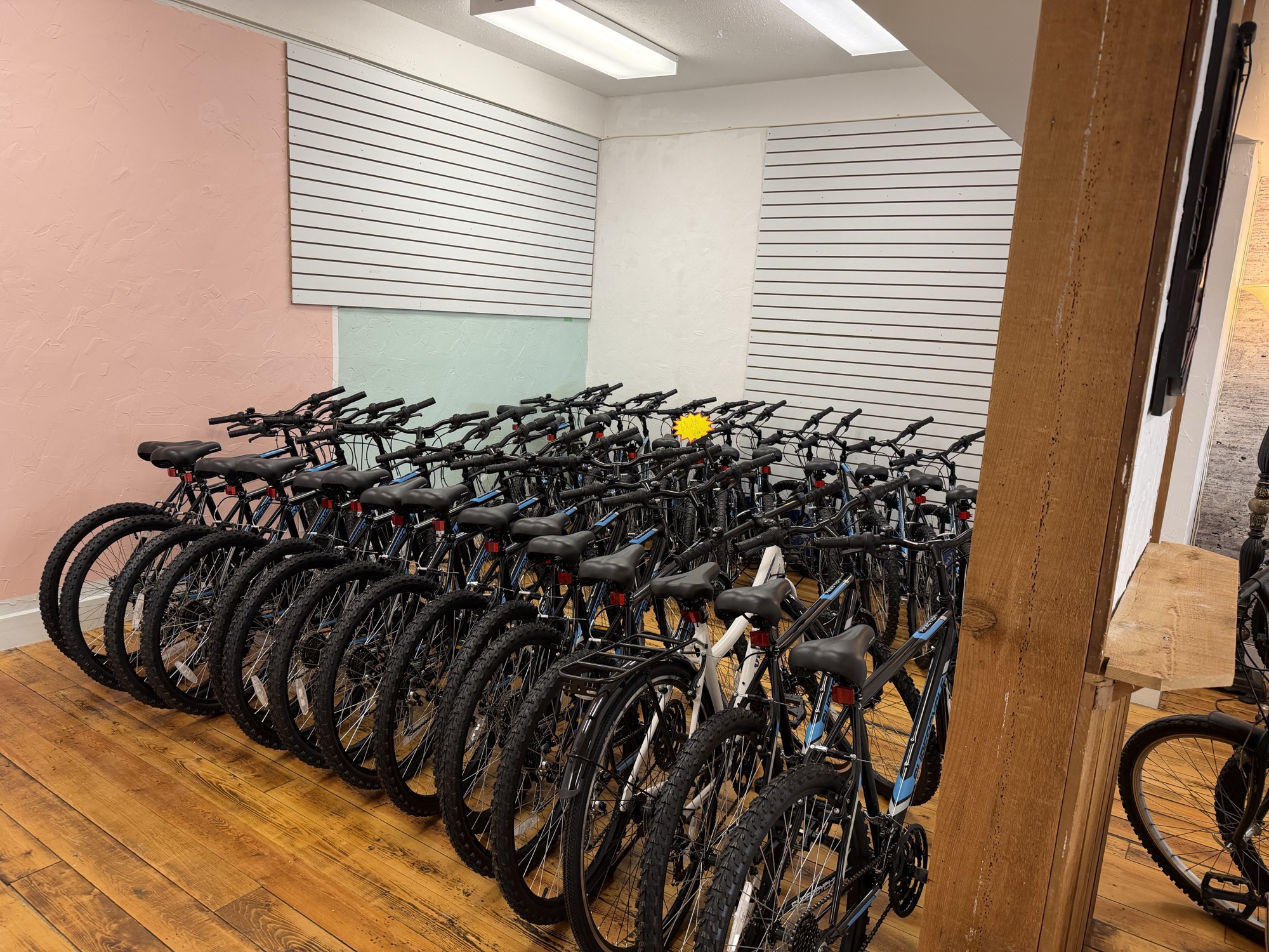 Wander Bike Rentals shop inventory in Steveston